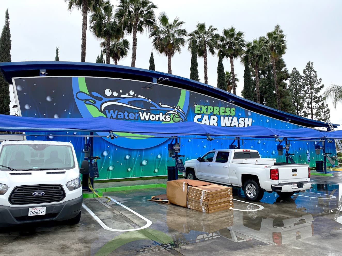 DC Visual - Car Wash Exterior Wall Wrap