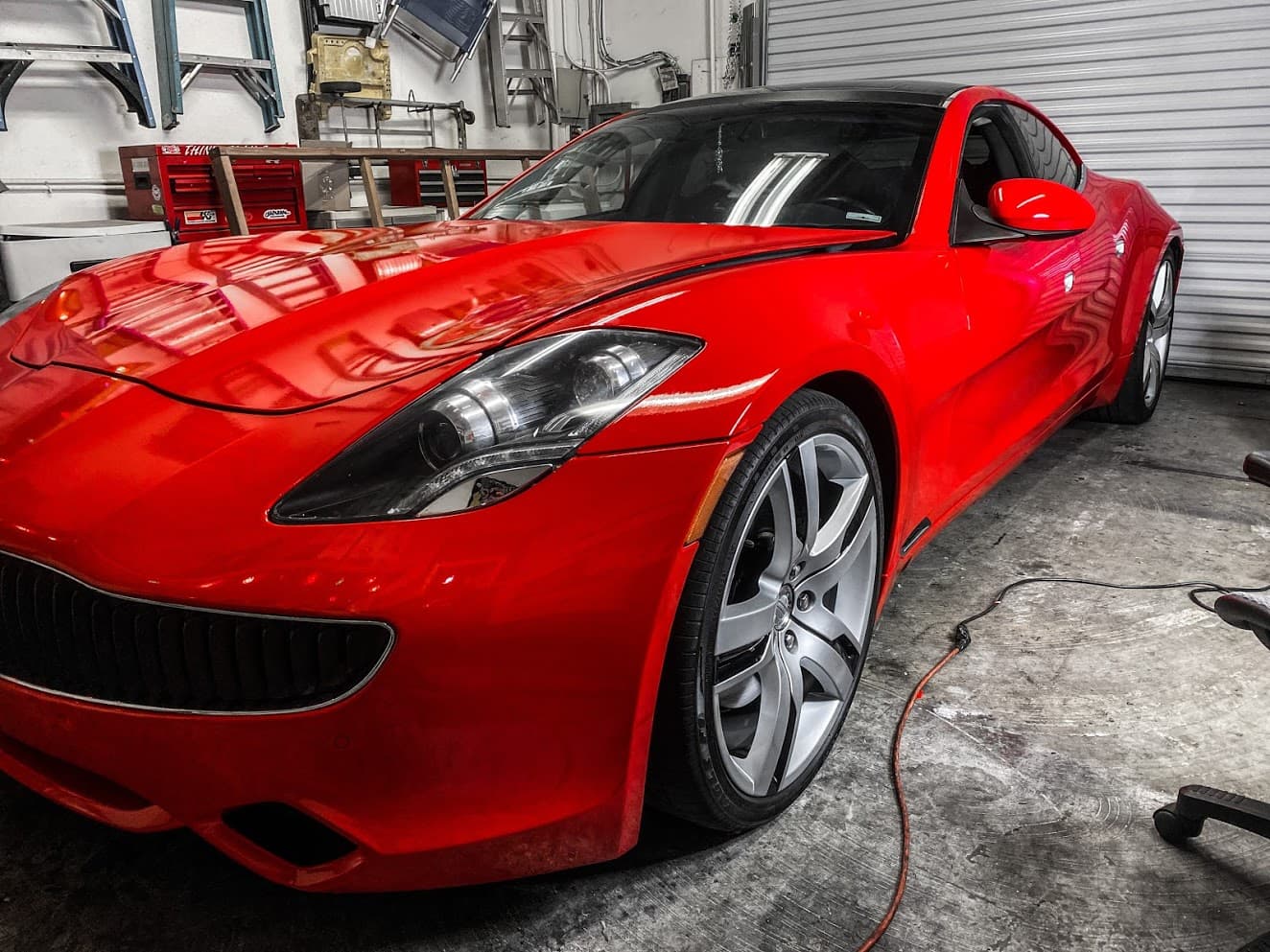 DC Visual - Fisker Gloss Red Car Wrap