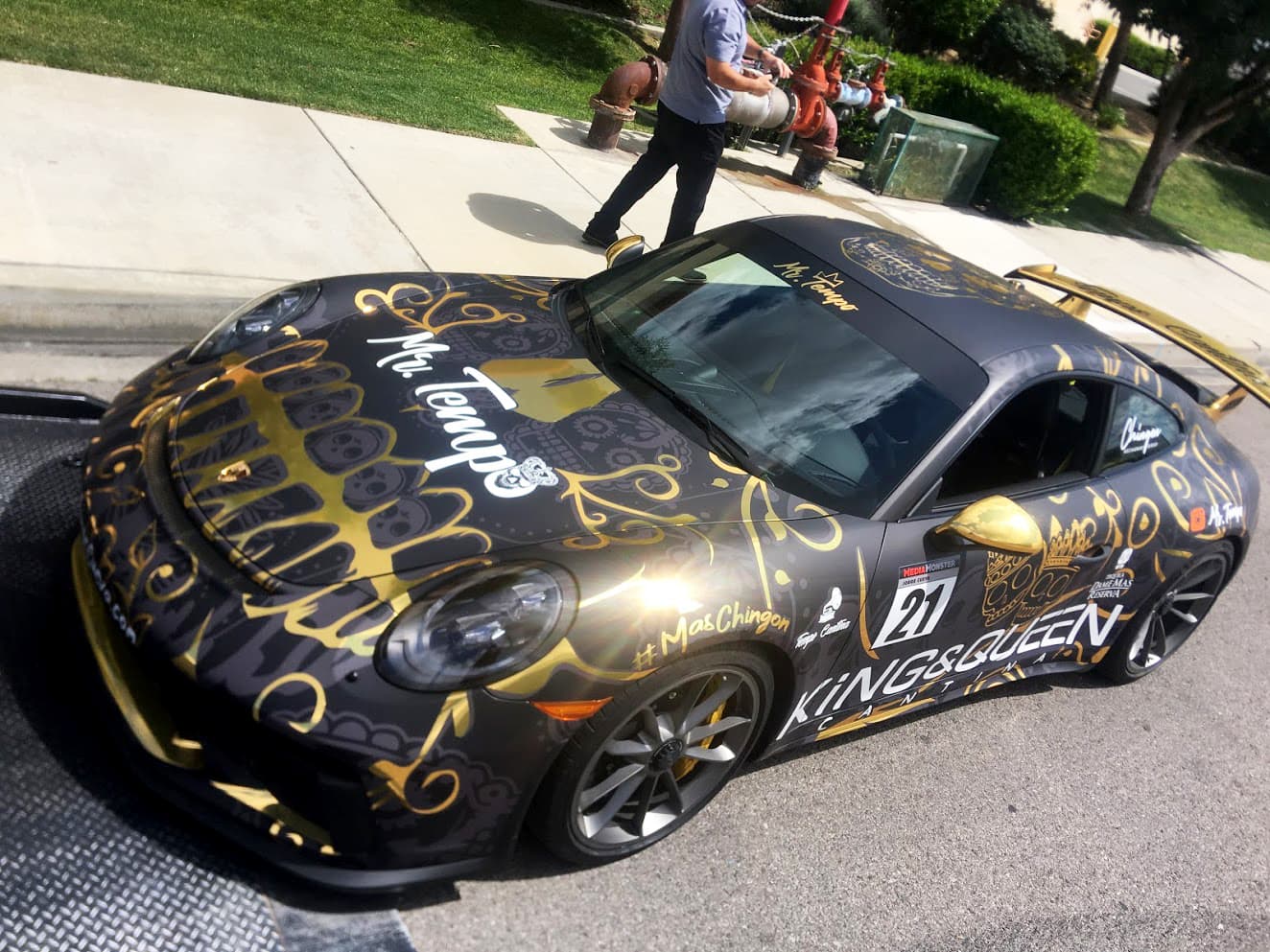 DC Visual - Mr Tempo Porsche GT3 Car Wrap